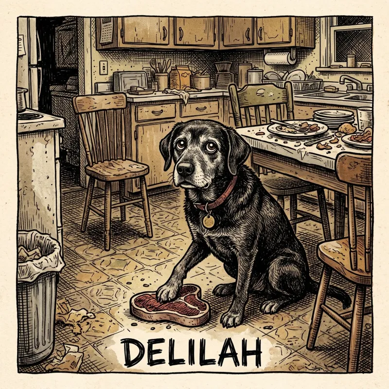 Delilah illustration